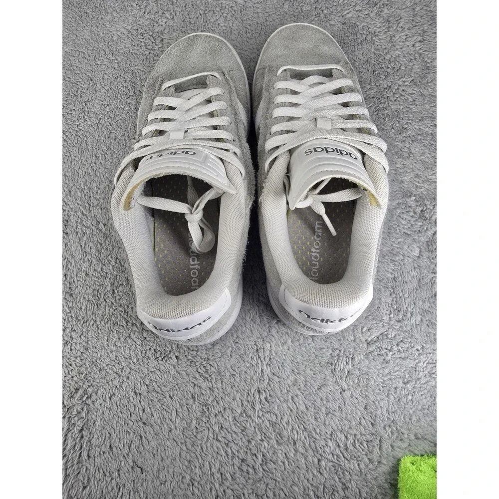 Adidas Grand Court Alpha Shoes Men Size 8.5 Gray and White